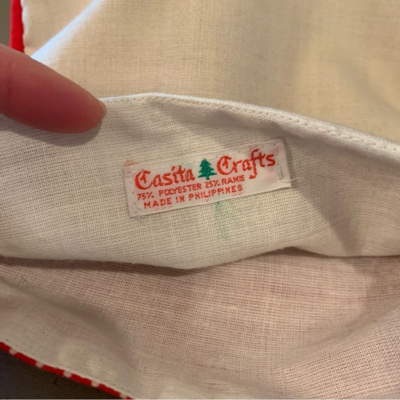 VTG Casita Craft Teddy Bear Christmas Stocking - Picture 7 of 7